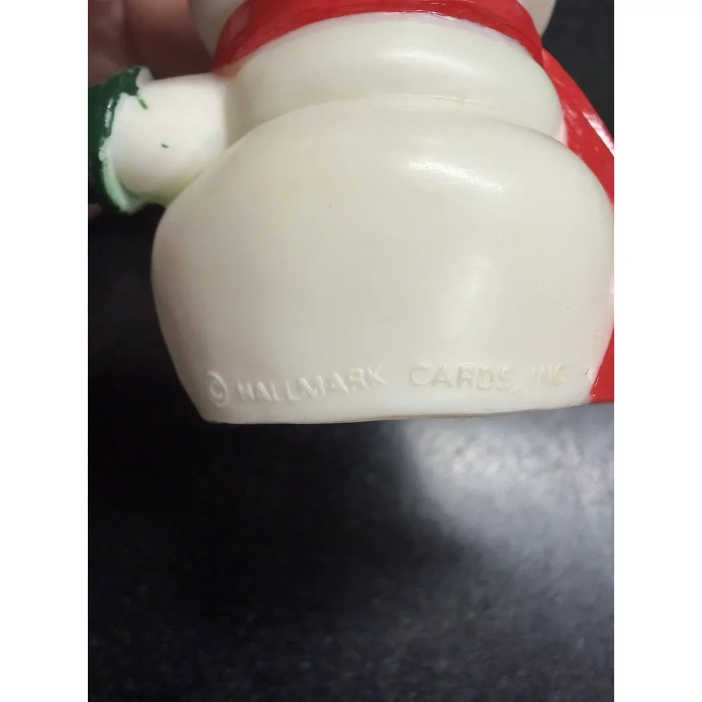 Hallmark Happy & Merry Snowman Salt Pepper Shakers NOS Original Box 3